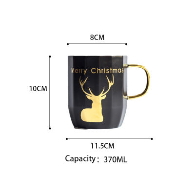 Christmas Elk Coffee Cup